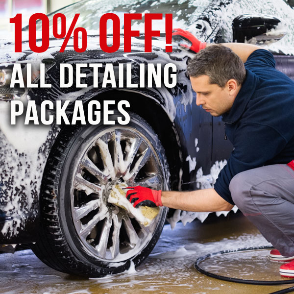 Detailing Packages – 10% off all Packages! Detailing Packages – 10% off all Packages!